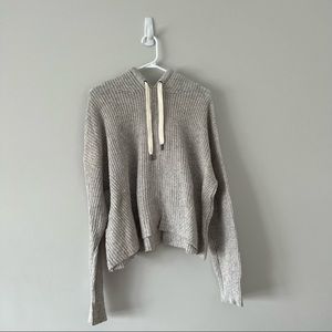 AE Knit Grey Hoodie